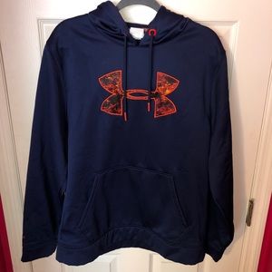 Navy & Orange UA Hoodie
